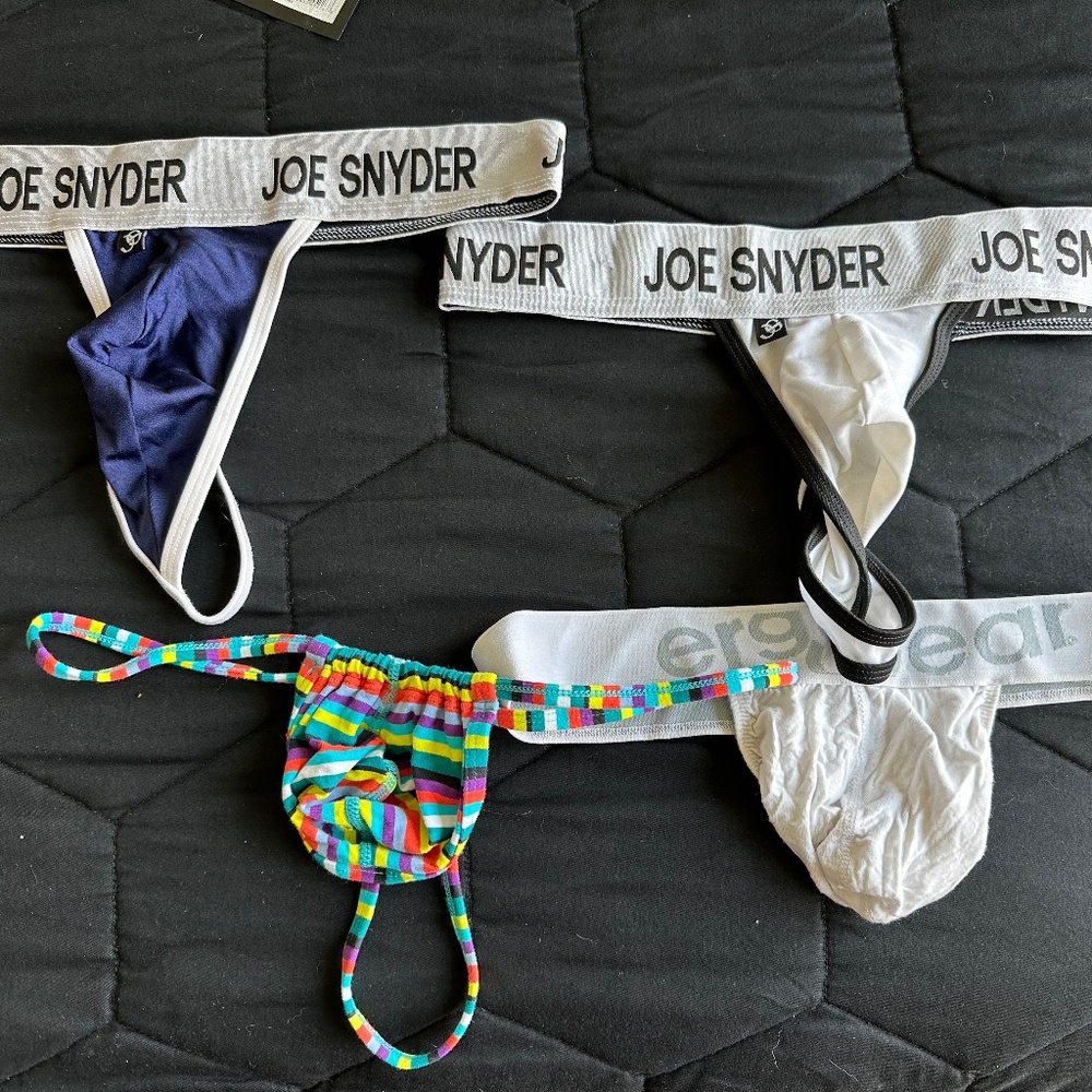L/XL Designer Thong Set of 4!